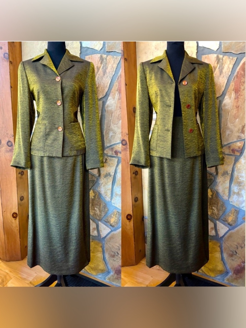 Jacket & Maxi Skirt Fully Lined (S)